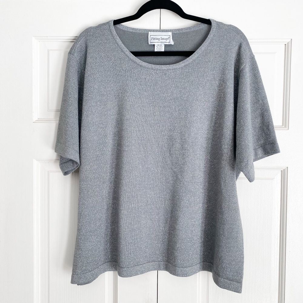 Fitting Image Silver Blouse